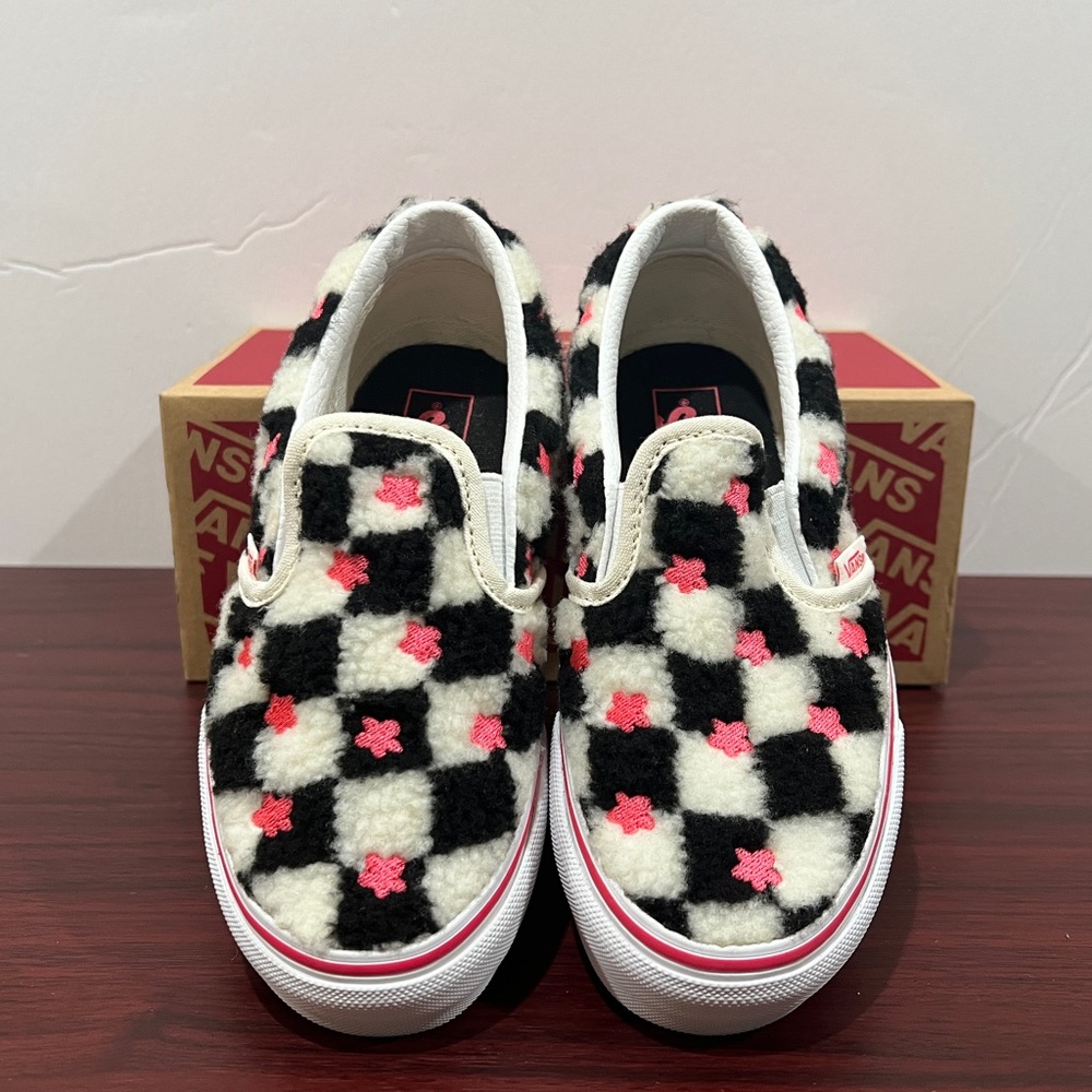Vans, Classic Slip On, VN0A5KXM8CE, Sherpa Checkerboard